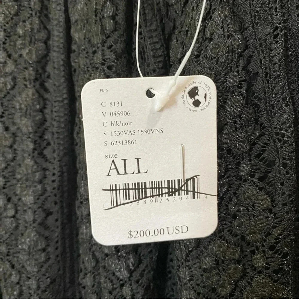 NWT Free People Muche Muchette Valentino Lace Wide-Leg Jumpsuit Black - Picture 2 of 15